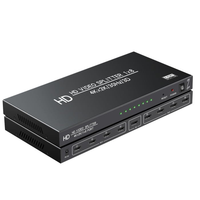 HDTV 4K 1*8 SPLITTER