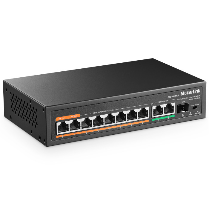 8 Port Mokerlink PoE Switch